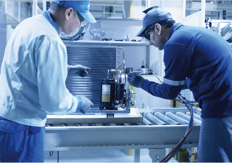 Japon kalitesine sahip ürünlerimiz, ana fabrikamızdan gelen teknik uzmanların rehberliğinde Türkiye’de üretiliyor.